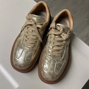 Gold Women's Sneakers